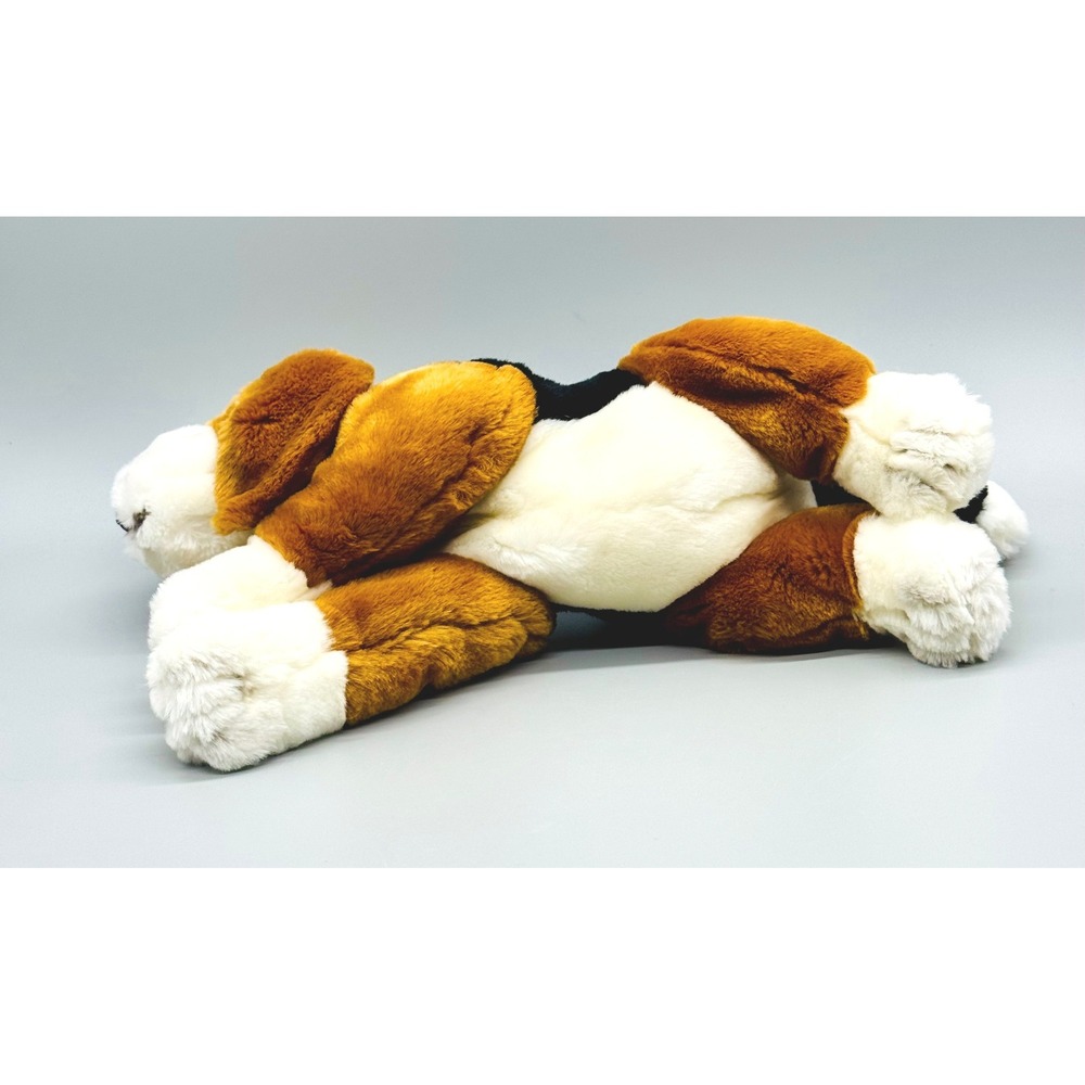 Animal Alley Basset Hound Dog Brown White Plush Stuffed Animal Toys R Us 2000 - Picture 8 of 9